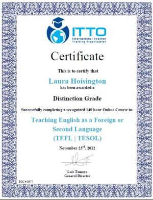 TEFL Certificate